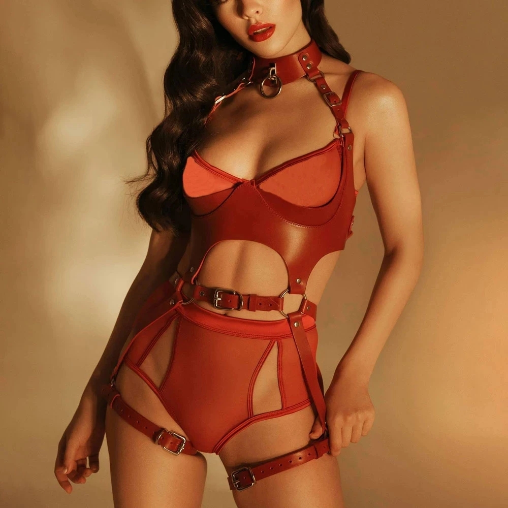 Garter Belt Set - Ensemble de harnais de mode pour