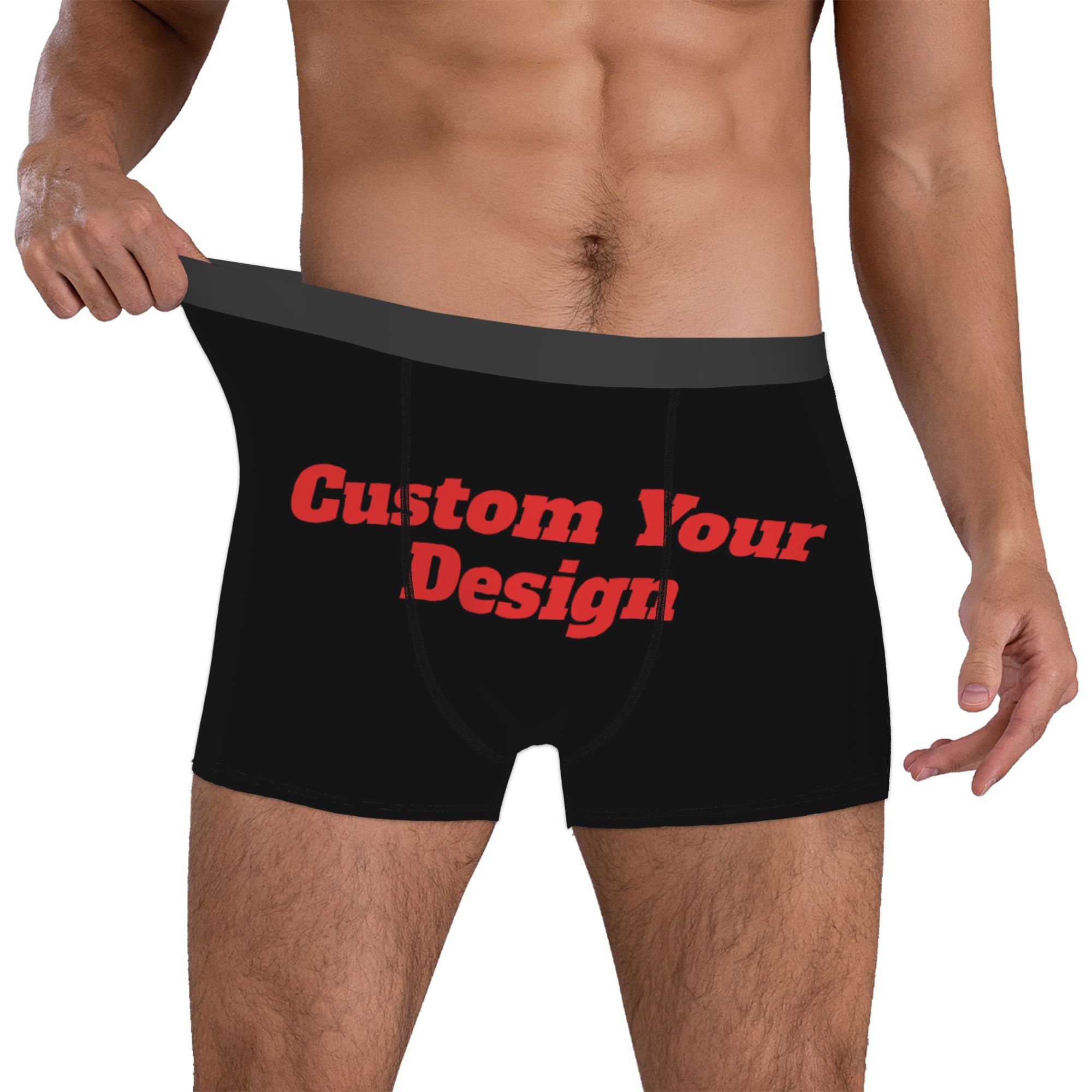 Boyshort Underwear - Sous-vêtements personnalisés avec votre photo, logo,