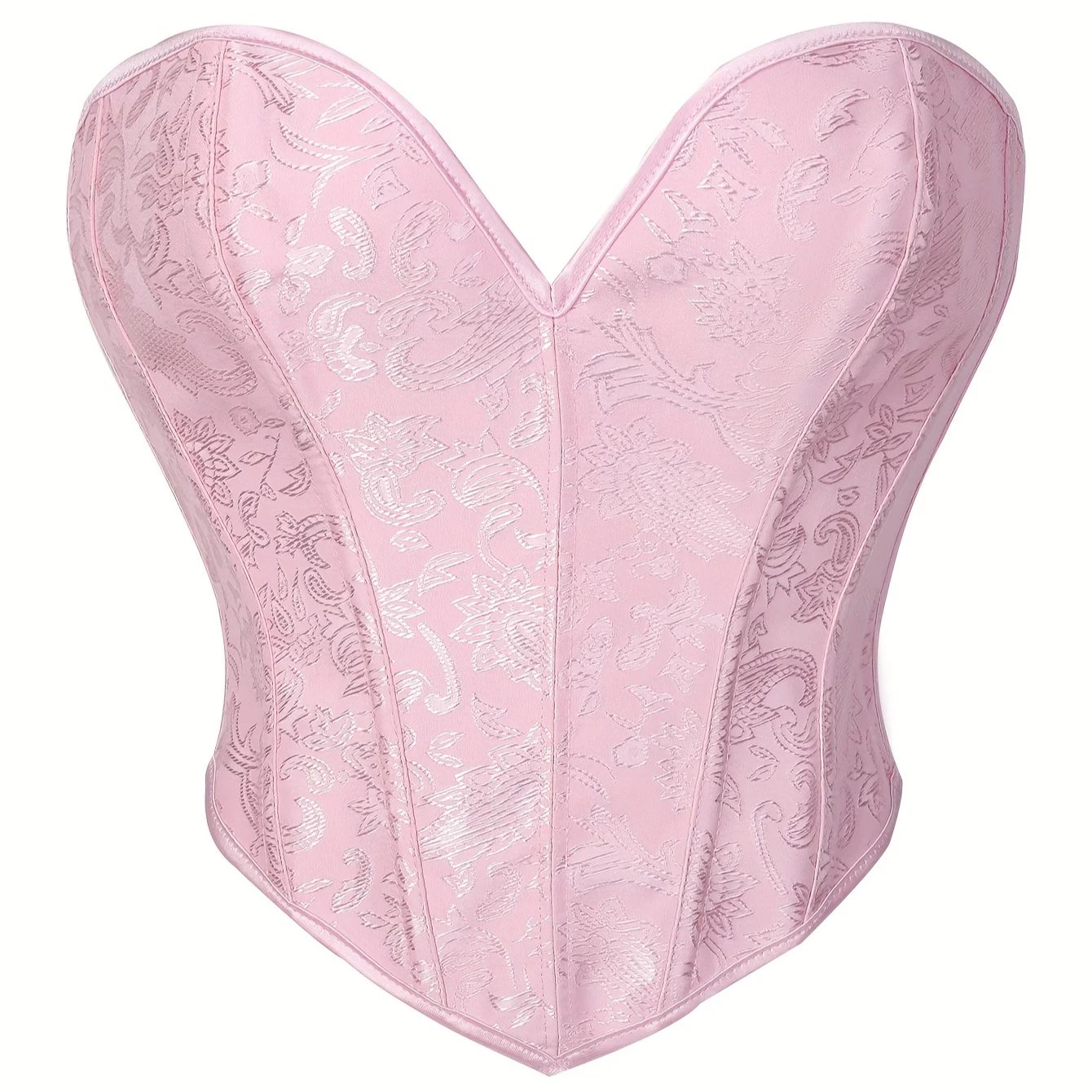 Strapless Bra Backless - Corset rose gothique victorien pour femme,