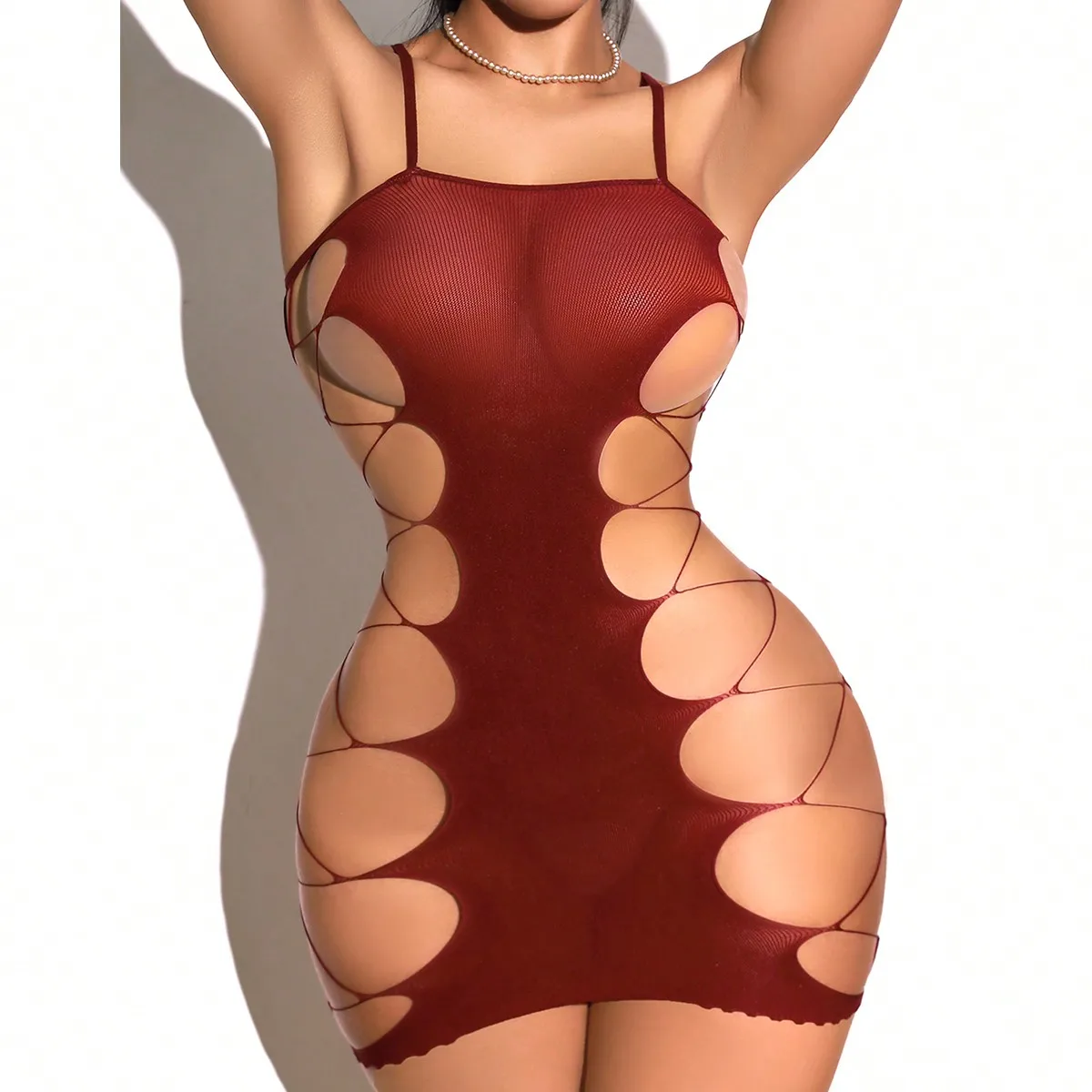 Bodystocking Fishnet - Nouvelle mode femmes corps bas Tinghs