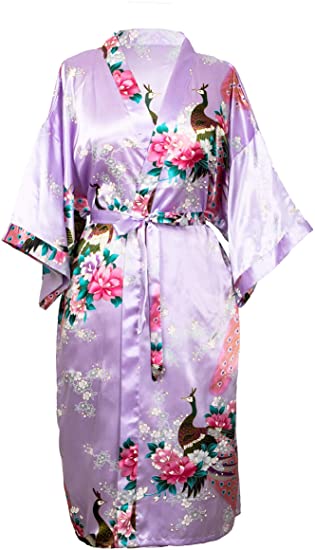 Robe Silk Women - Mini Robe Kimono Sexy en Rayonne
