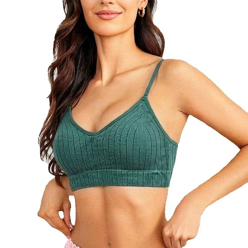 Bralette Wireless Soft - Soutien-gorge sans armatures en maille côtelée