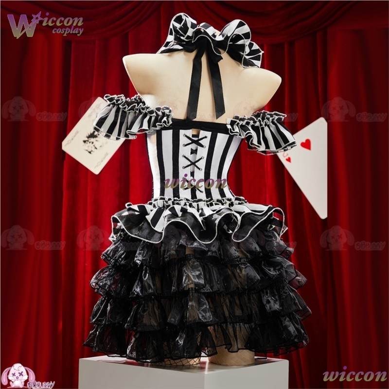 Corset Waist Cinch - The Freak Circus Pierrot Original Striped