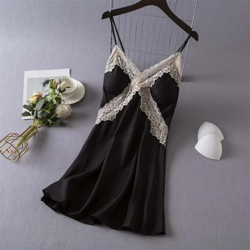 Babydoll Chemise Night - Chemise de nuit en Satin pour