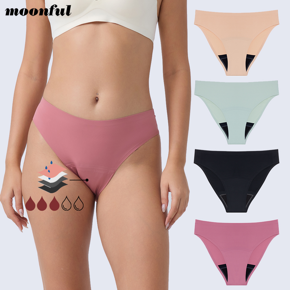 Period Panty Absorbent - Culotte Menstruelle Anti-Fuite pour Femme, Sous-Vêtement
