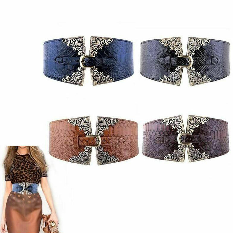 Ceinture en cuir élastique pou - Corset Waist Cinch avis et prix