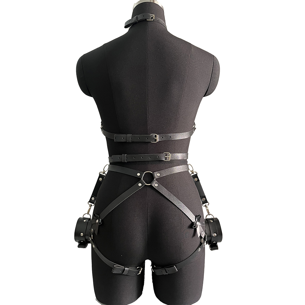 Harnais pour femmes en cuir Pu - Garter Belt Set avis et prix