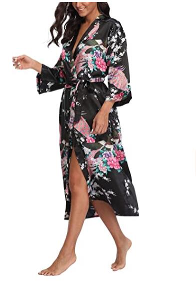 Robe de nuit longue bleu Royal - Robe Silk Women avis et prix