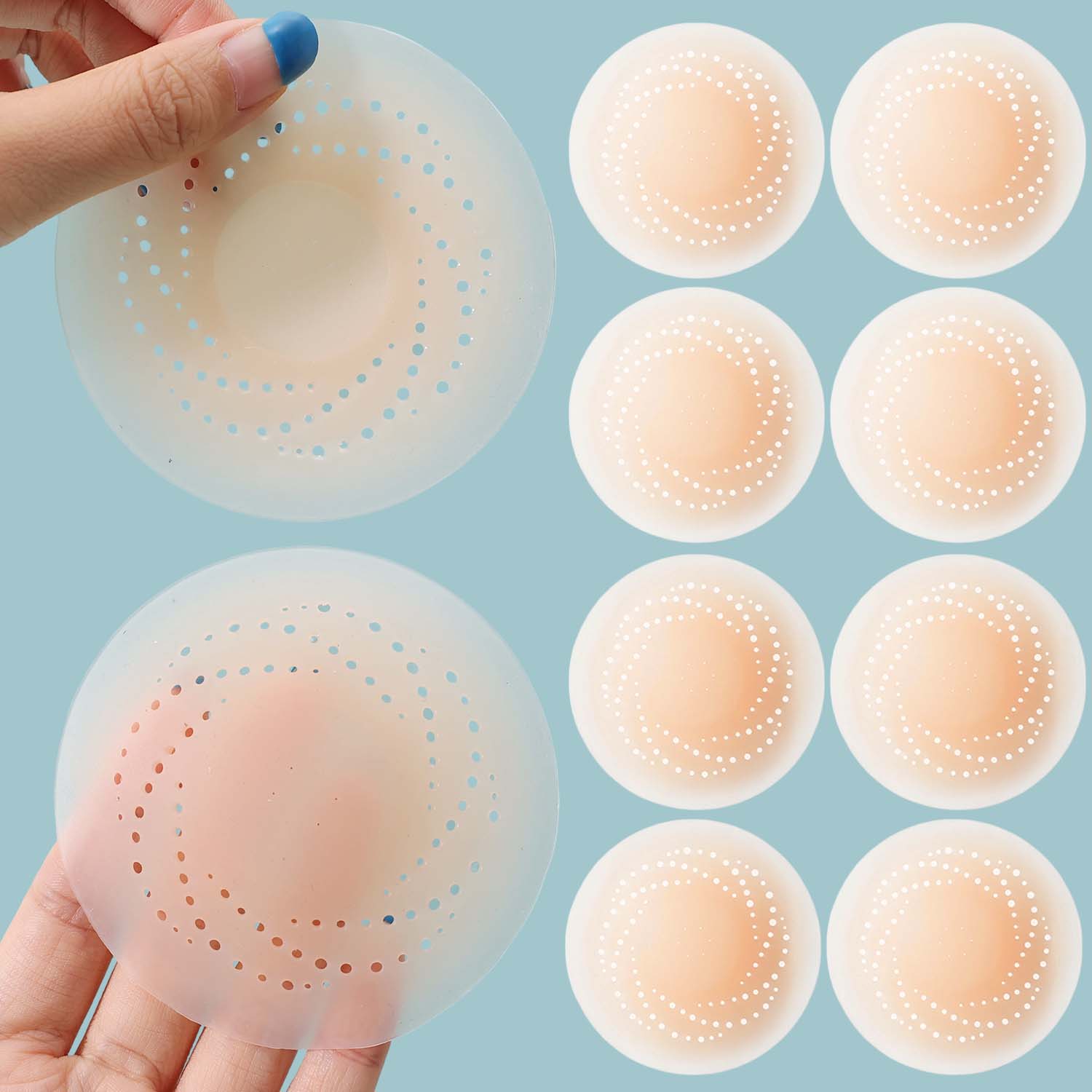 2-10 pièces Cache-tétons en si - Silicone Bra Adhesive avis et prix