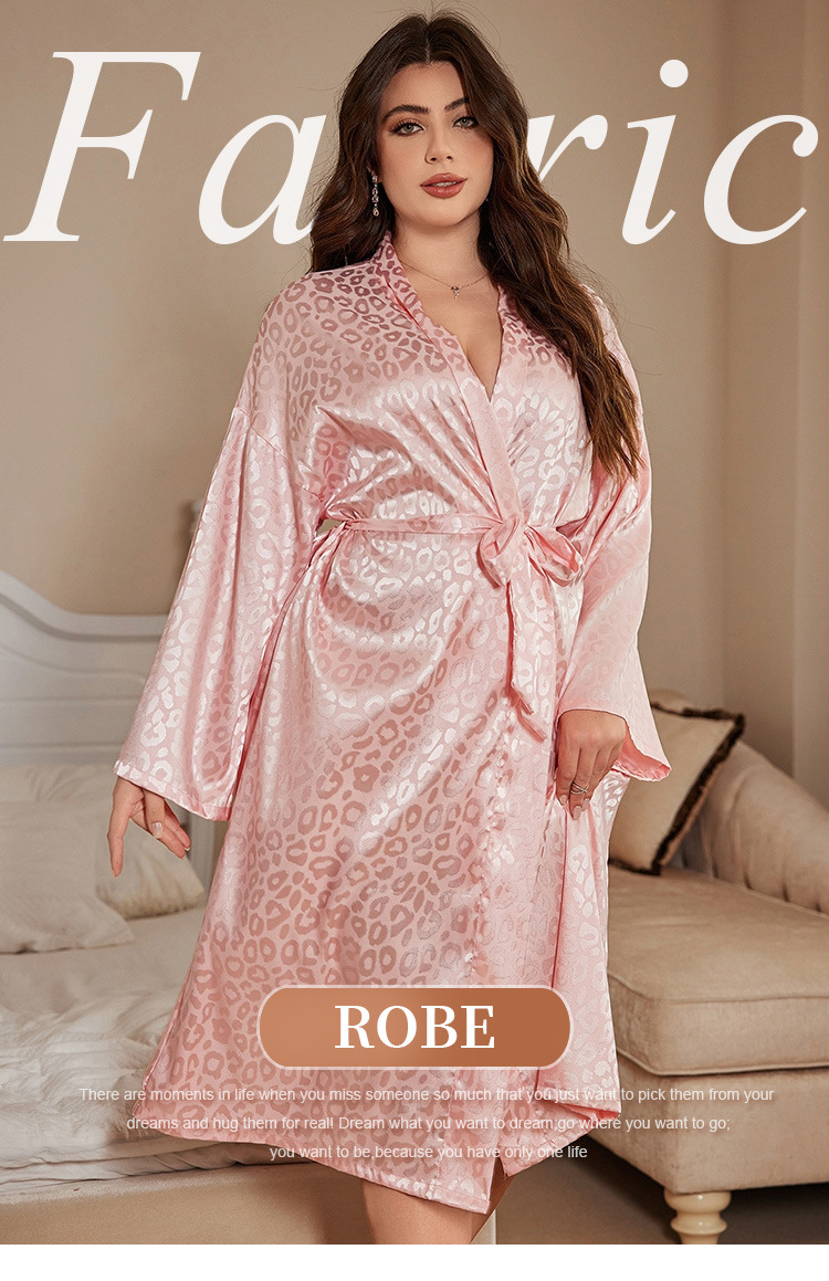 Robe de chambre grande taille  - Robe Silk Women avis et prix