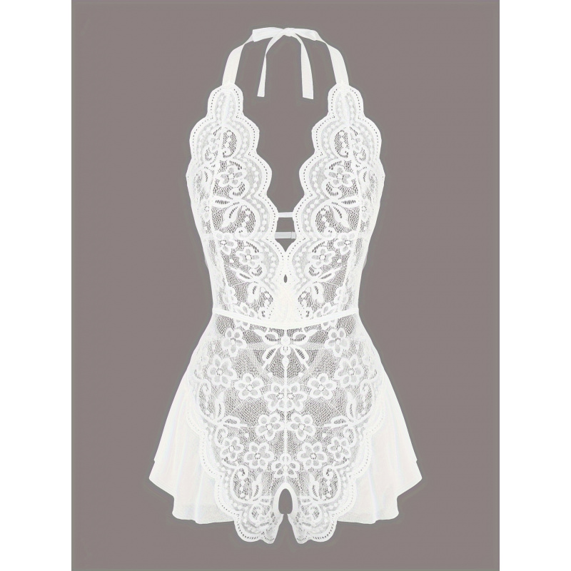 Teddy en dentelle et résille c - Lace Teddy Lingerie avis et prix