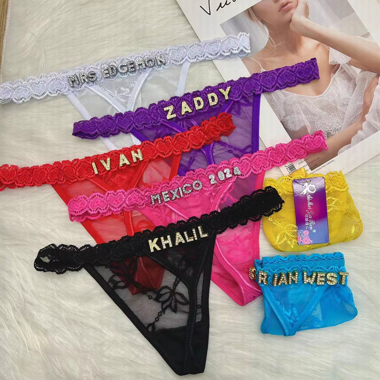 Tongs personnalisées avec nom  - Thong Bikini Women avis et prix