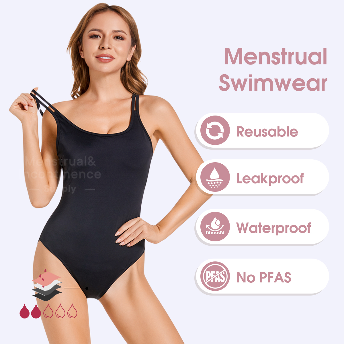 Maillot de bain une pièce impe - Period Panty Absorbent avis et prix