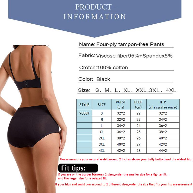 Culottes menstruelles pour flu - Period Panty Absorbent avis et prix