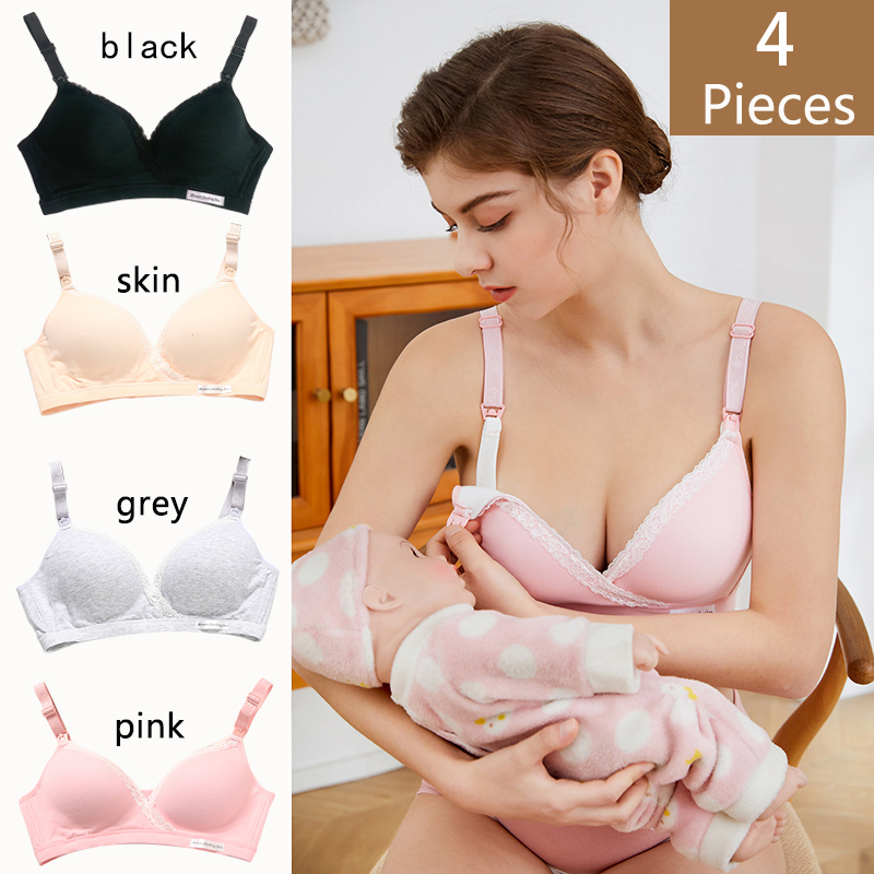 4 pièces nouveau coton sans fi - Nursing Bra Sleep avis et prix