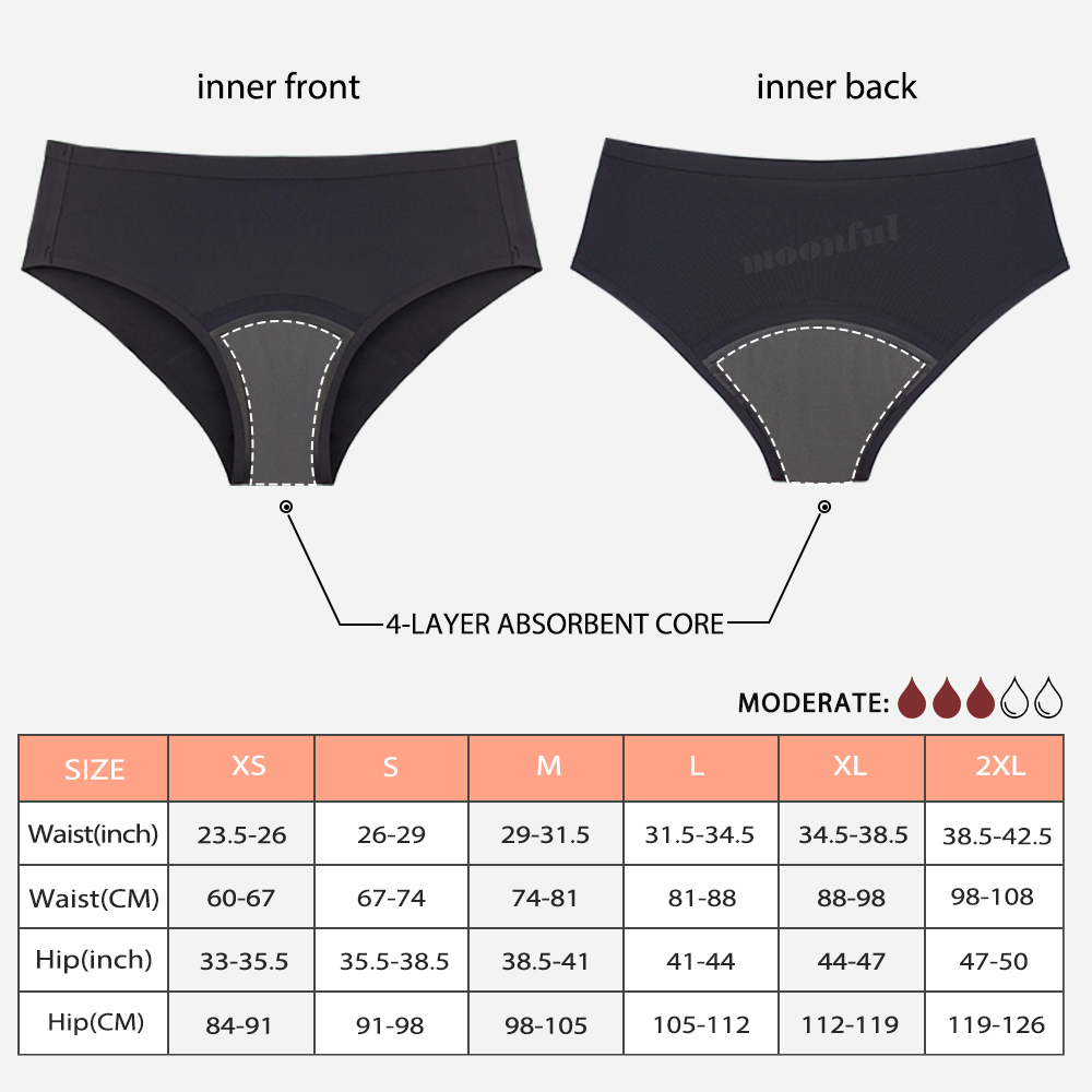 Culotte menstruelle sans coutu - Period Panty Absorbent avis et prix