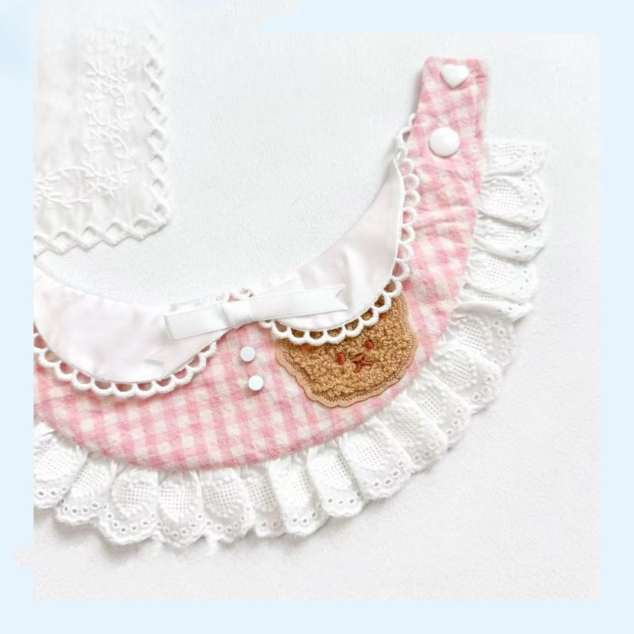 Bavoir mignon à carreaux en de - Lace Teddy Lingerie avis et prix