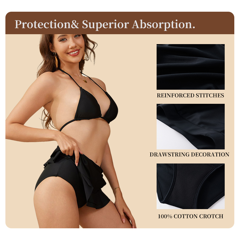 Maillots de bain menstruels po - Period Panty Absorbent avis et prix