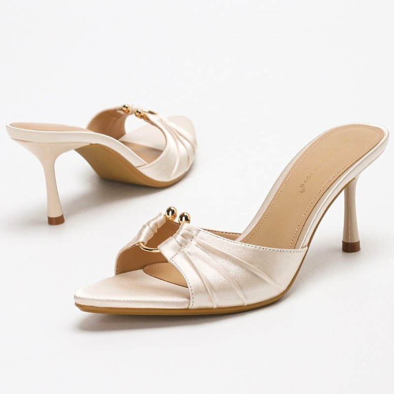 Pantoufles élégantes en Satin  - Slip Dress Satin avis et prix