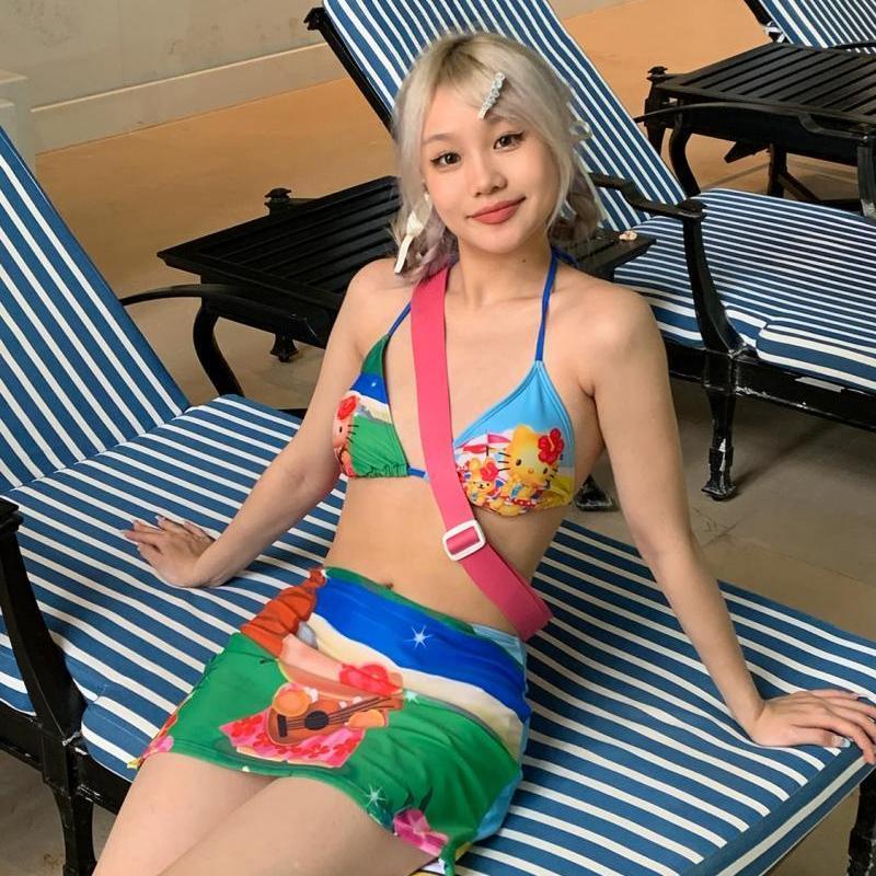 Maillot de bain Y2K Kawaii Hel - Thong Bikini Women avis et prix